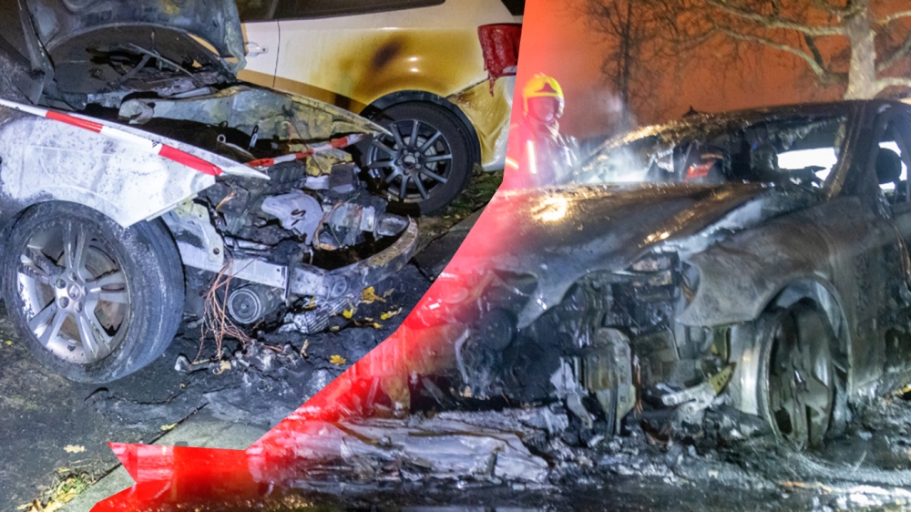 In twee uur tijd twee auto&#039;s in brand in Vlaardingen