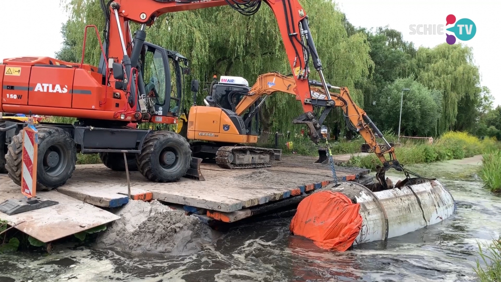 Berging betonmixer gaat morgen weer verder