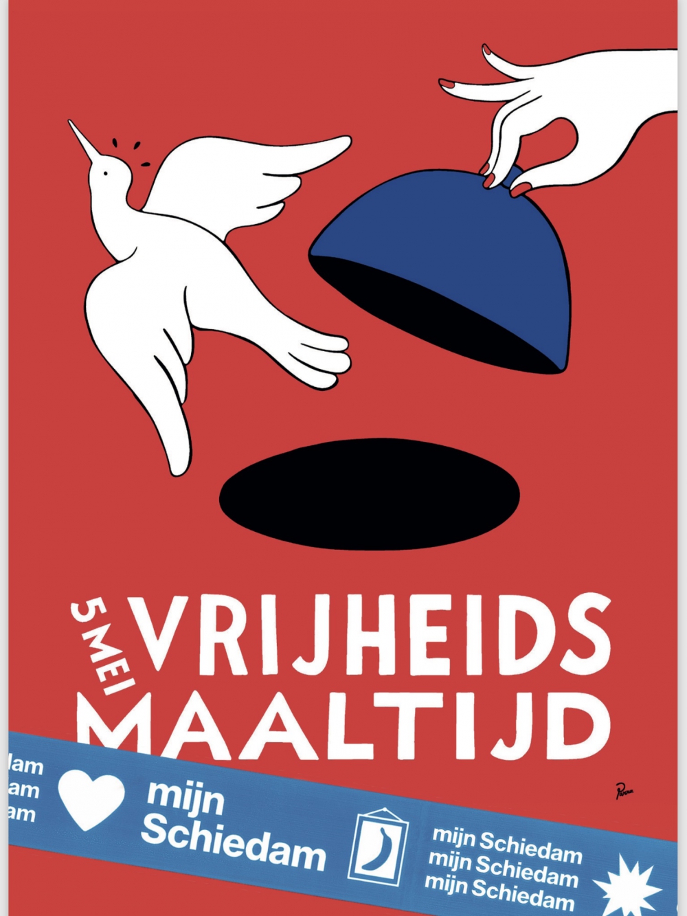 Vrijheidsmaaltijd bij het Stedelijk Museum Schiedam