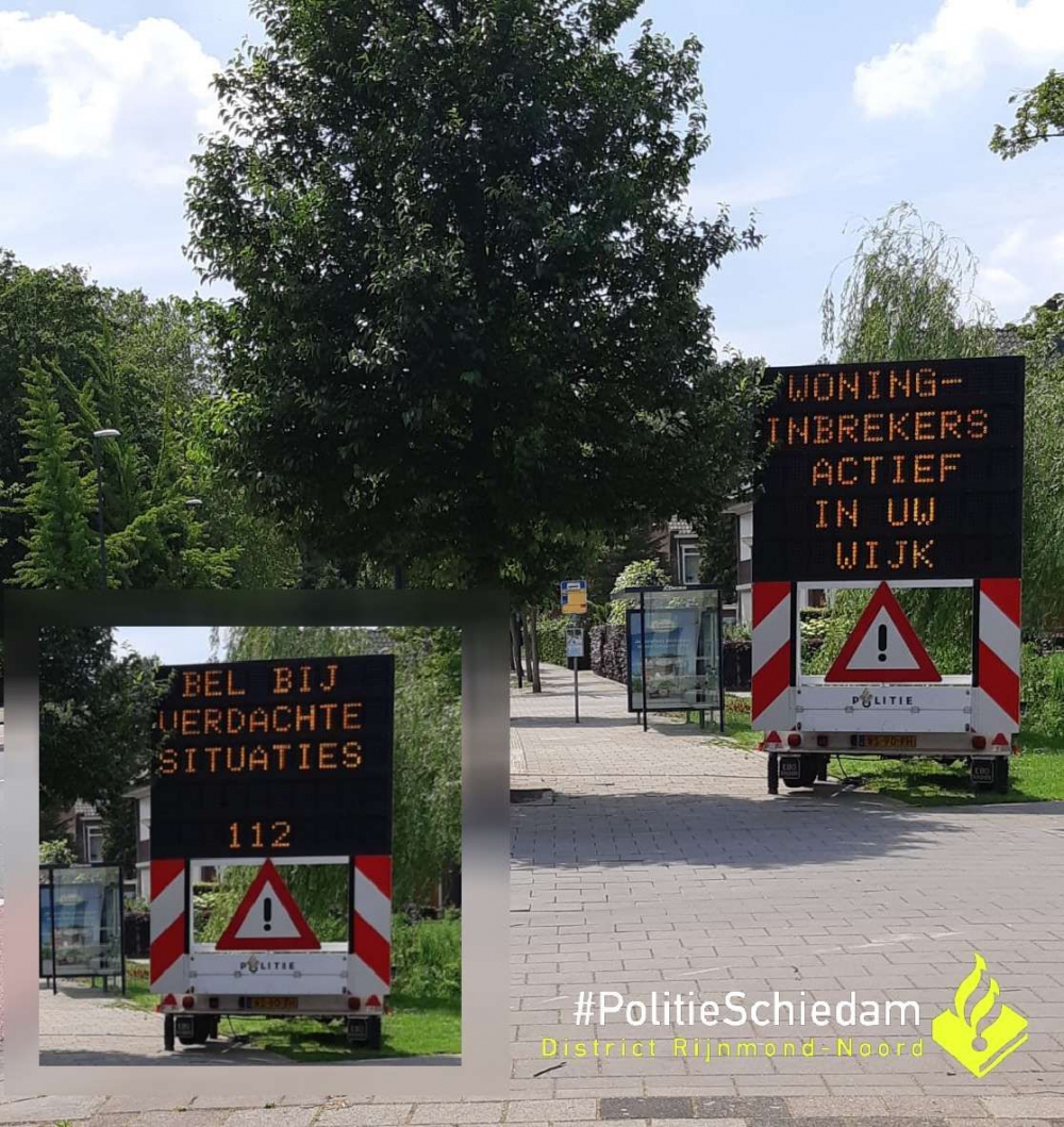 Politie waarschuwt voor inbrekers Stadhouderslaan en Willem de Zwijgerlaan