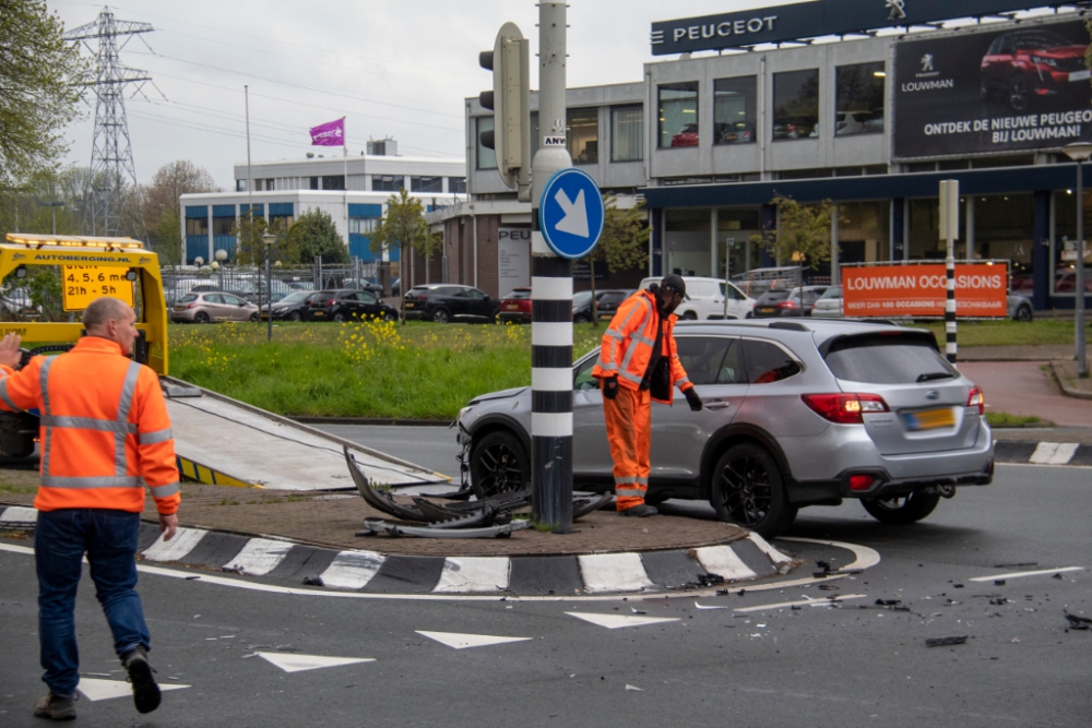 Flinke aanrijding op de &#039;s-Gravelandseweg