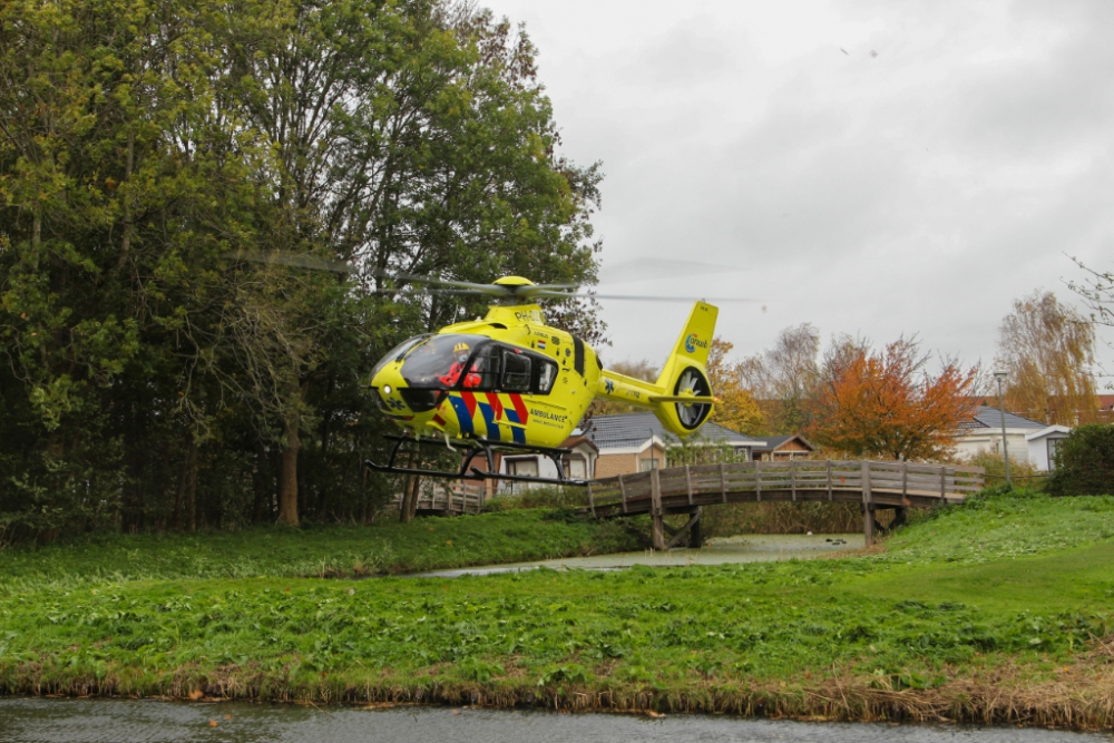 Traumahelikopter ingezet bij reanimatie