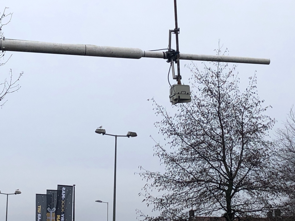 Camera&#039;s voor verkeersmeting in Schiedam geïnstalleerd