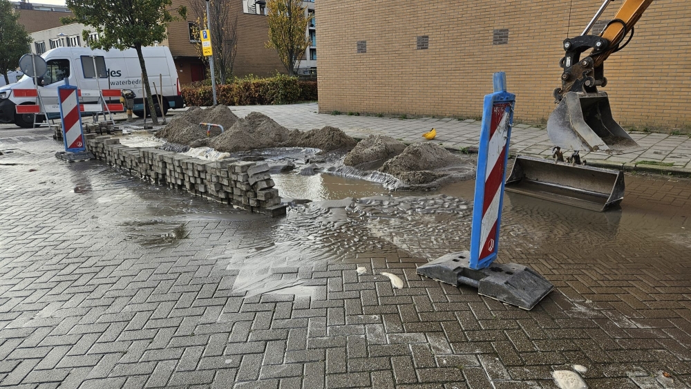 Zeker tachtig huishoudens in Nieuwland zonder water