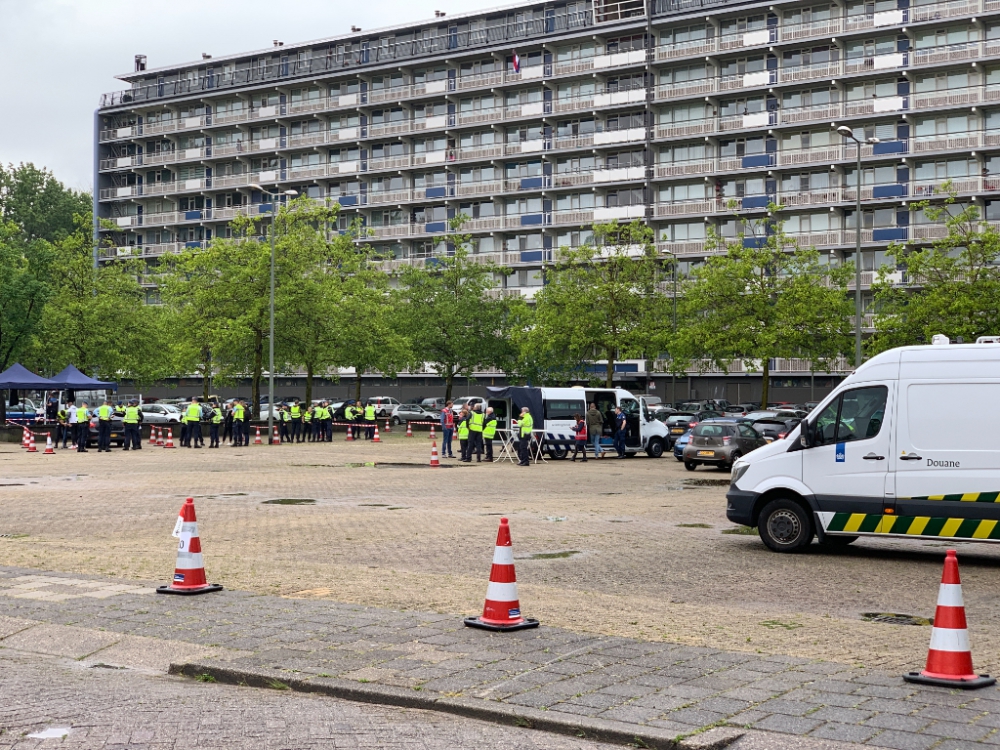 Grote verkeerscontrole in Schiedam