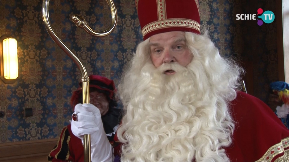 Sint is in het land en kwam stiekem ook even naar Schiedam