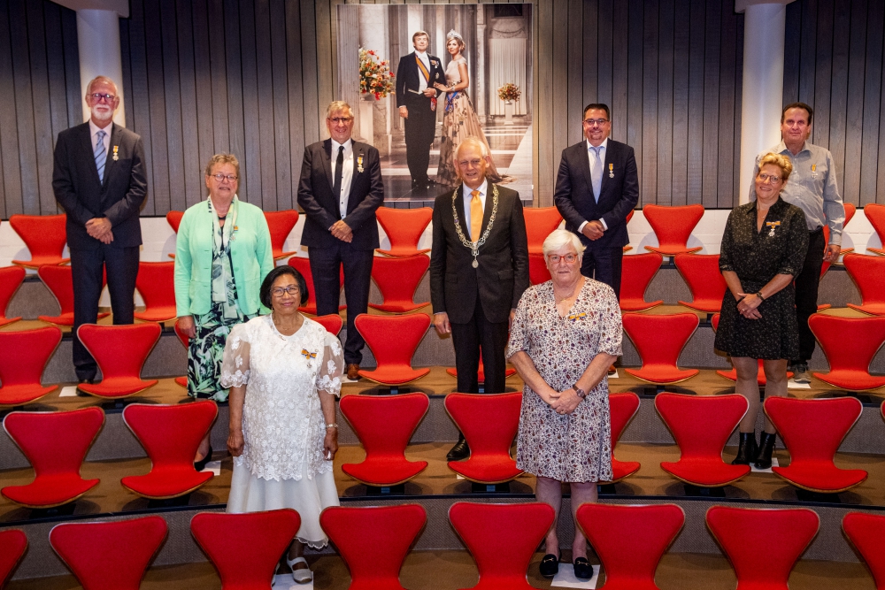 Koninklijke onderscheiding voor acht Schiedammers