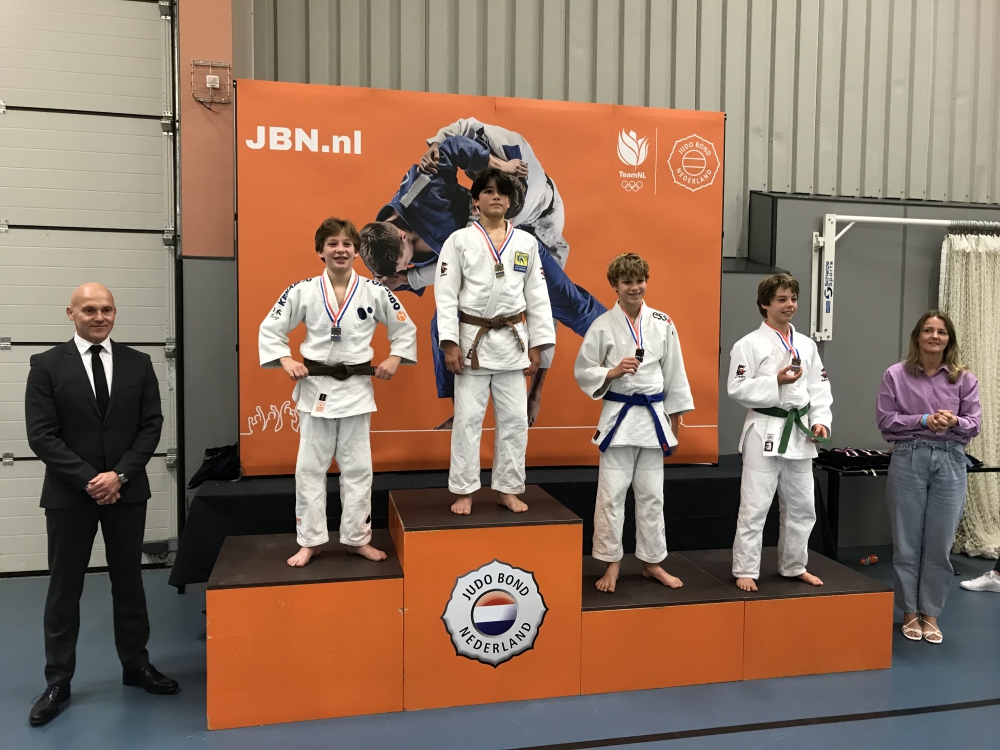 Sebastian Olsen (Sportinstituut Schiedam) Nederlands kampioen judo