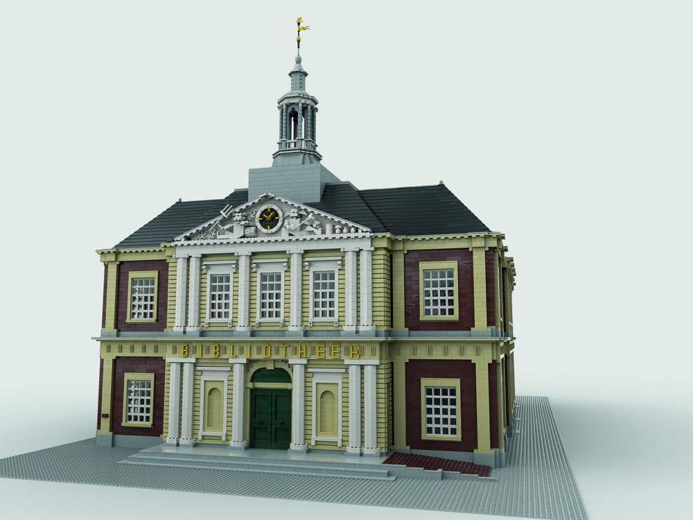 Gebouw De Korenbeurs wordt nagebouwd in Lego-stenen