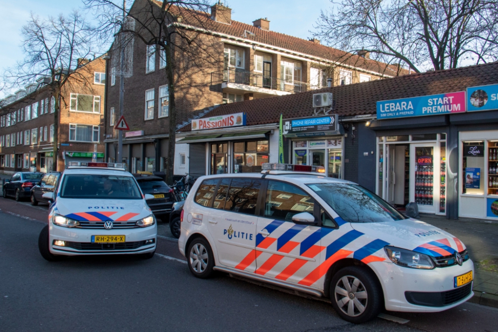 Gewapende overval op telefoonwinkel op de Franselaan