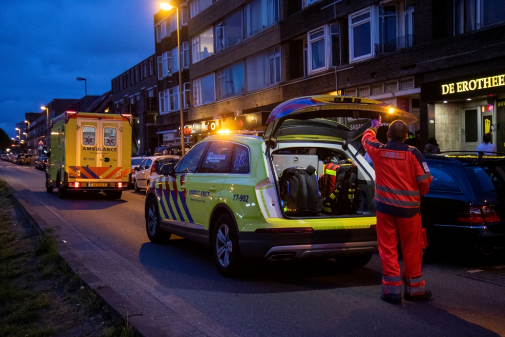 Weg tijdelijk afgesloten voor medische noodsituatie