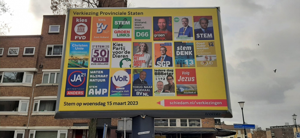 Opkomst verkiezingen in Schiedam lager dan vier jaar geleden, BBB de grootste