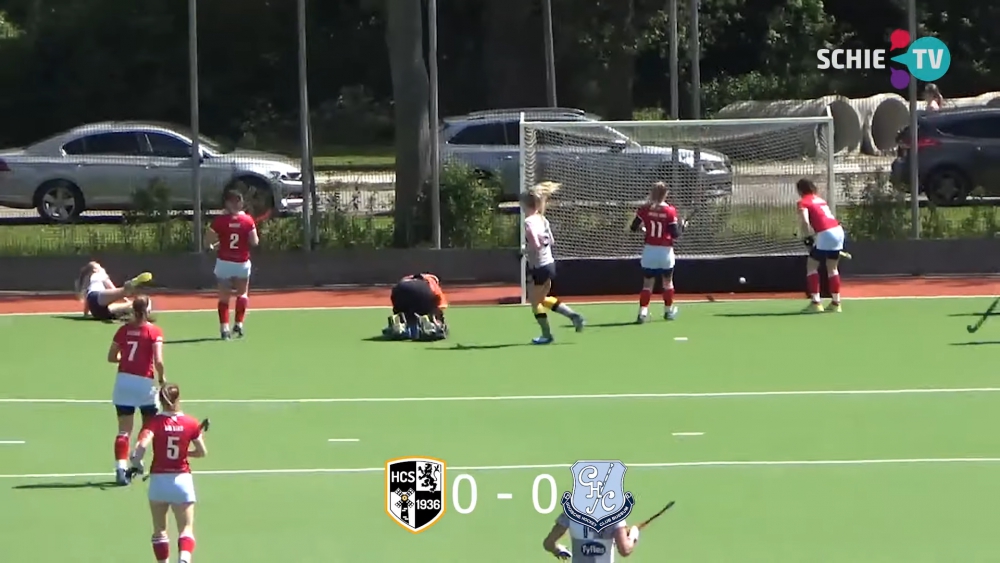 HC Schiedam D1 tegen Gooische D1