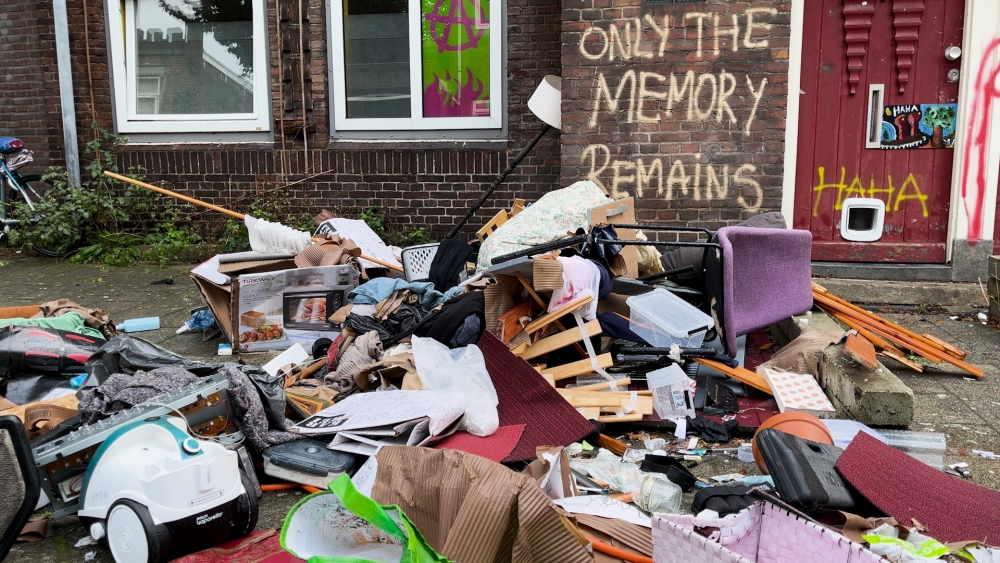 Ondanks ravage op straat zijn bewoners Zeeheldenbuurt ‘rustig vertrokken’