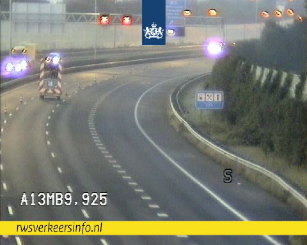 A13 dicht na dodelijk ongeval