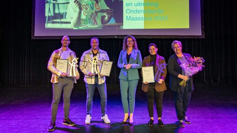 Vlaardingse basisschoolleraar Michael Kuiters wint Onderwijsprijs Maassluis