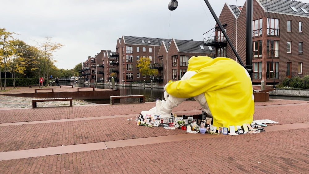 Dialoog over suïcide op gang gebracht in Vlaardingen door kunstwerk Stille Strijd