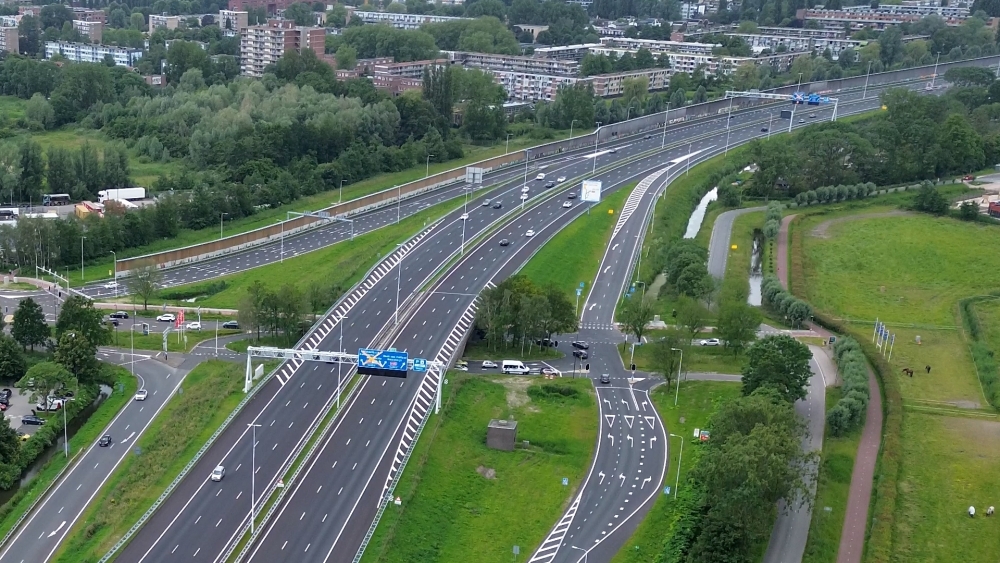 A20 komende week drie nachten dicht