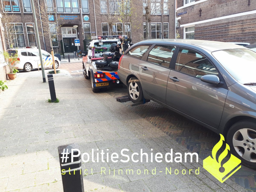 Gestolen auto teruggevonden in Schiedam