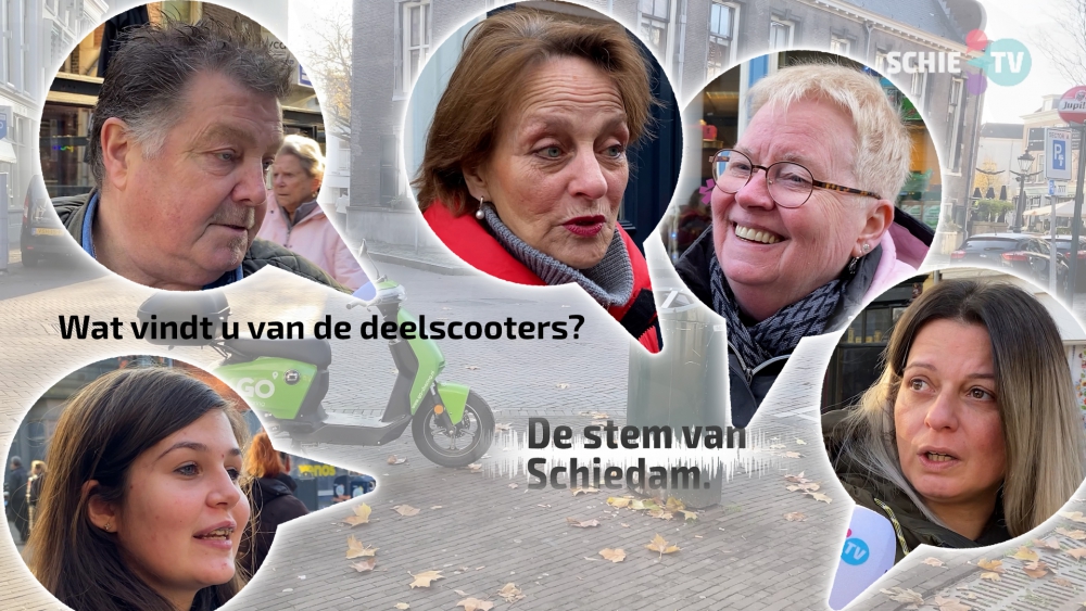 De Stem van Schiedam: Wat vindt u van de deelscooters?