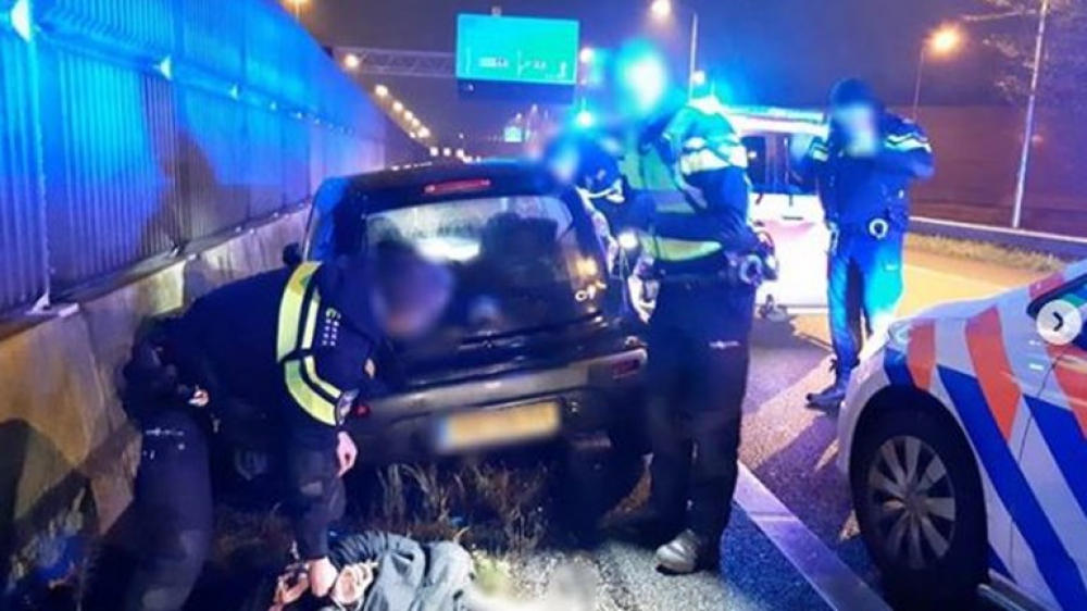 A20 even dicht vanwege politieactie