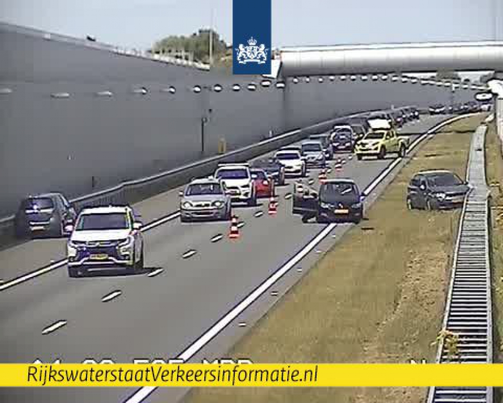 File voor Ketheltunnel door ongeval