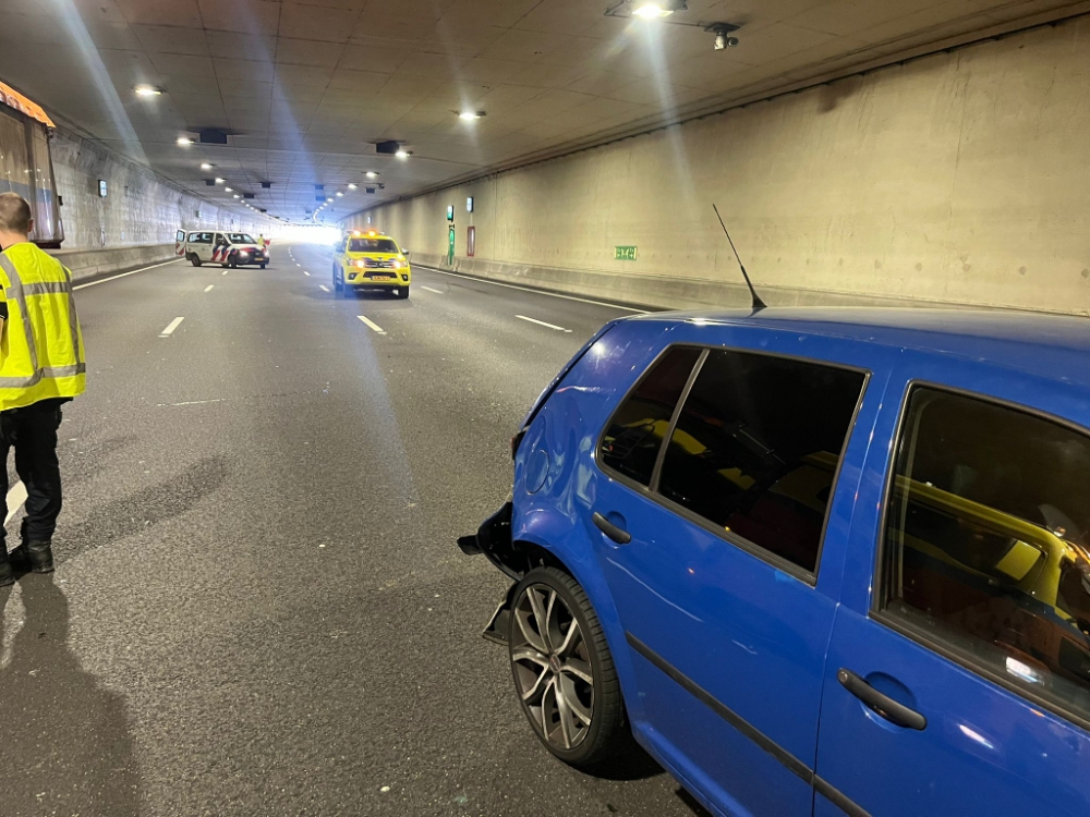 Ketheltunnel afgesloten na ongeval