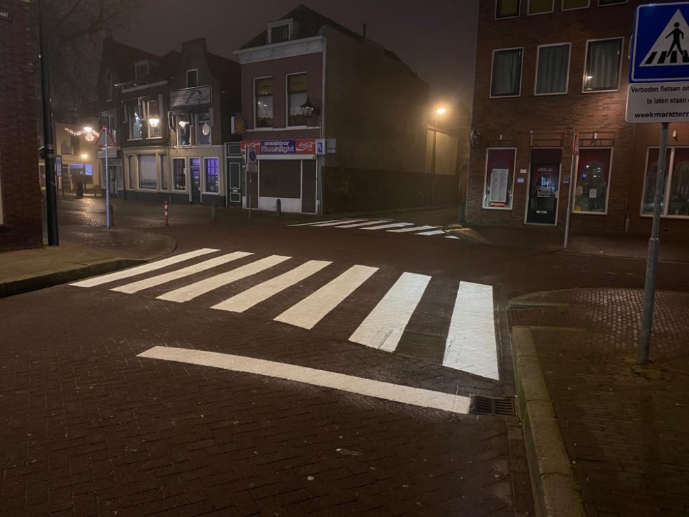 Schiedam is twee zebrapaden rijker