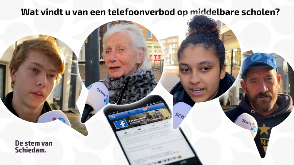 De Stem van Schiedam: wat vindt u van een telefoonverbod op middelbare scholen?