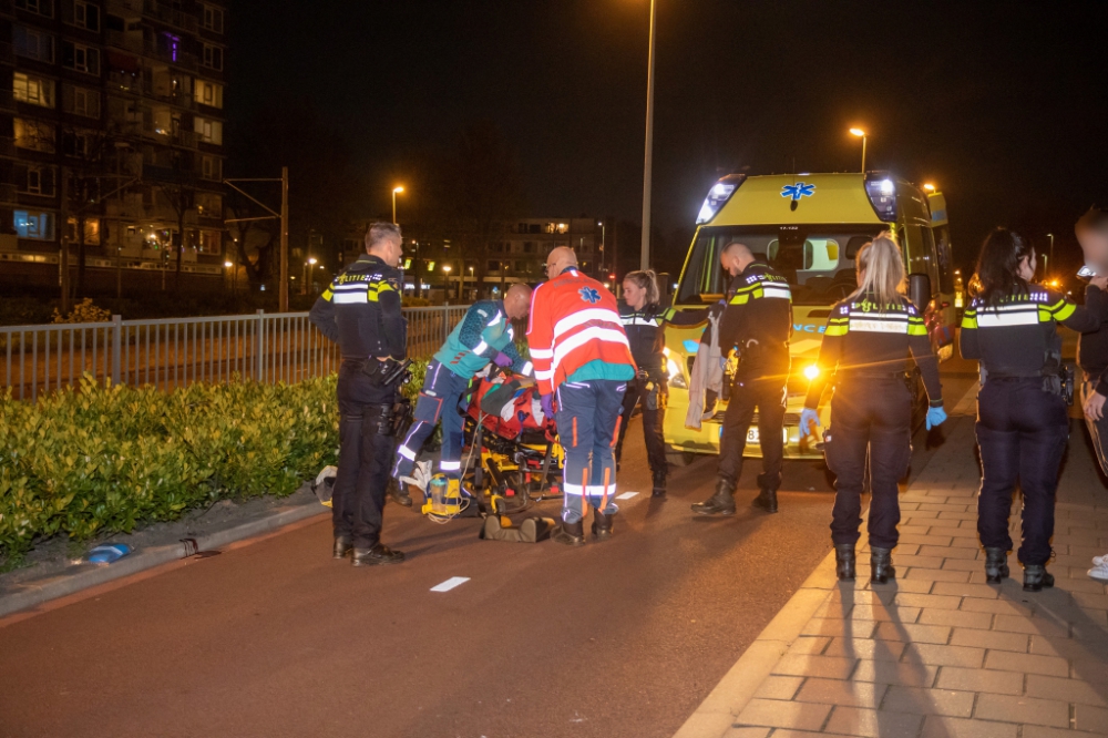 Dronken fietser raakt gewond bij ongeval