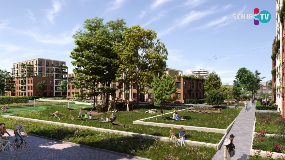 De voedselbanktuin keert terug op het nieuwe Wibautplein, op verzoek van de bewoners