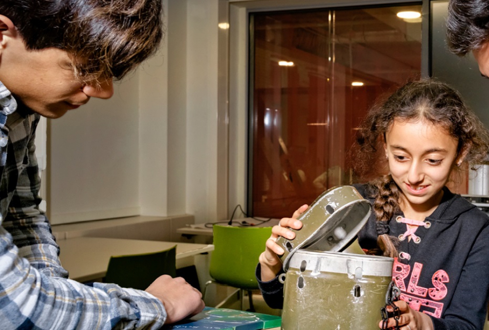 Spel over Atlantikwall in de bibliotheek