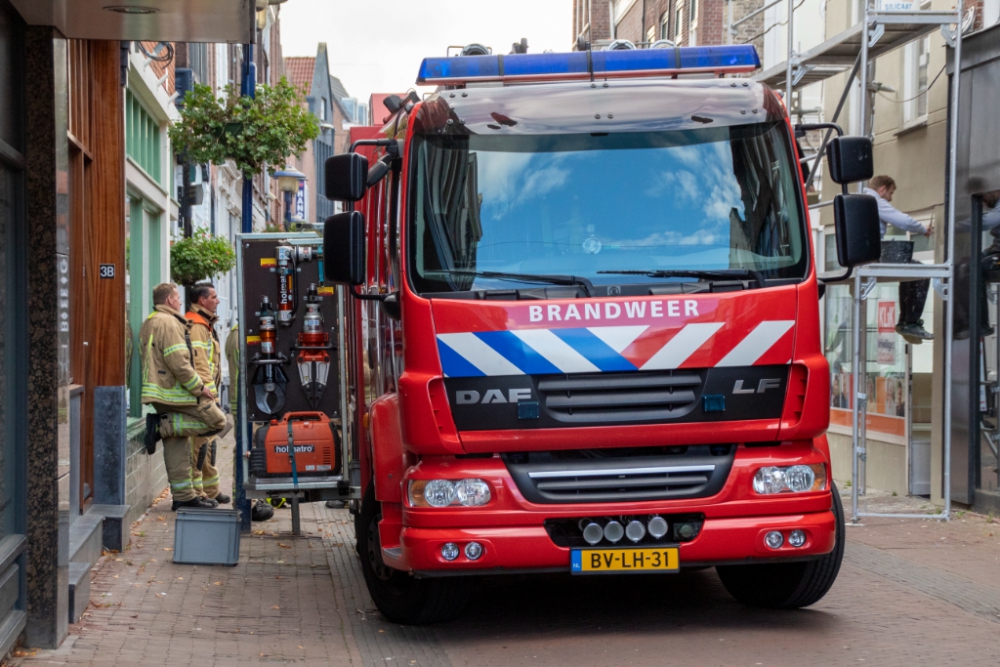 Weer melding van gaslucht in winkelpand Hoogstraat; opnieuw geen gas gemeten