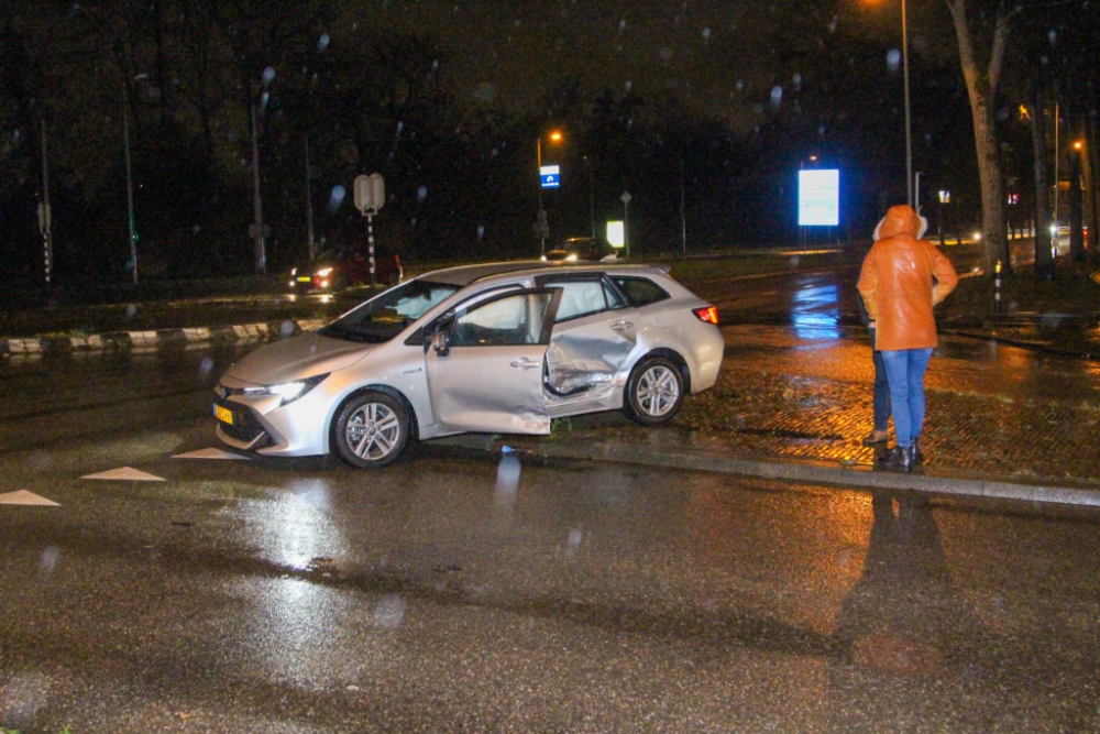 Veel schade bij aanrijding op Churchillweg