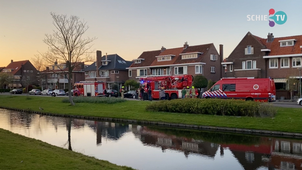 Kort: Schoorsteenbrand blijkt schittering van de zon