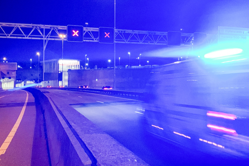 Gewonde bij tweede aanrijding in Beneluxtunnel vandaag