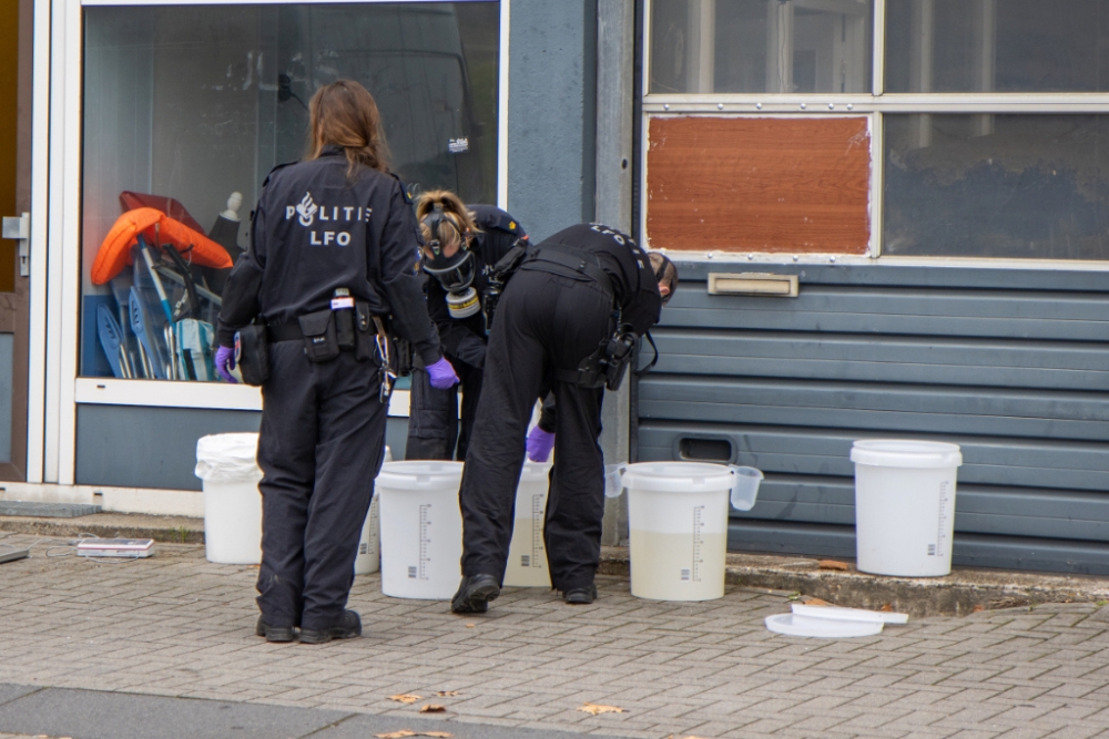 Drugslab aangetroffen in Schiedams bedrijfspand