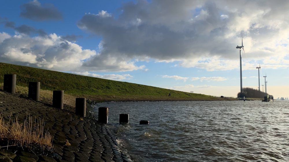 Dijk tussen Hoek van Holland en Schiedam is niet sterk genoeg