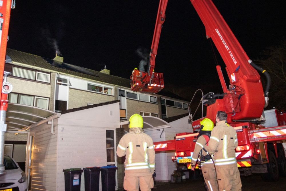 Schoorsteenbrand aan de Bosrand