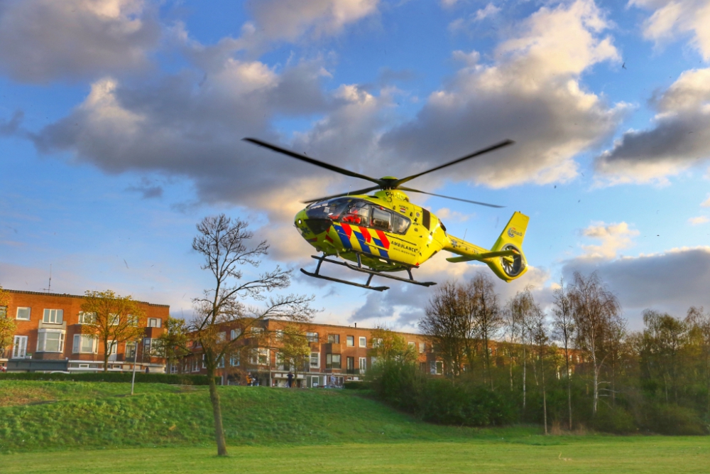 Traumahelikopter sneller ter plaatse op de Vlaardingerdijk dan ambulance