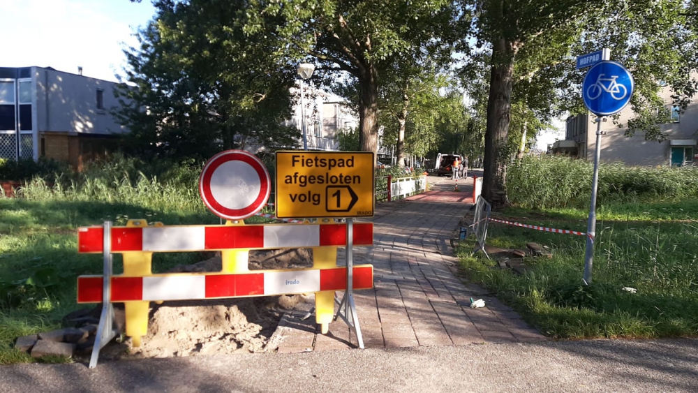 Fietspad Hofpad is eindelijk weer veilig