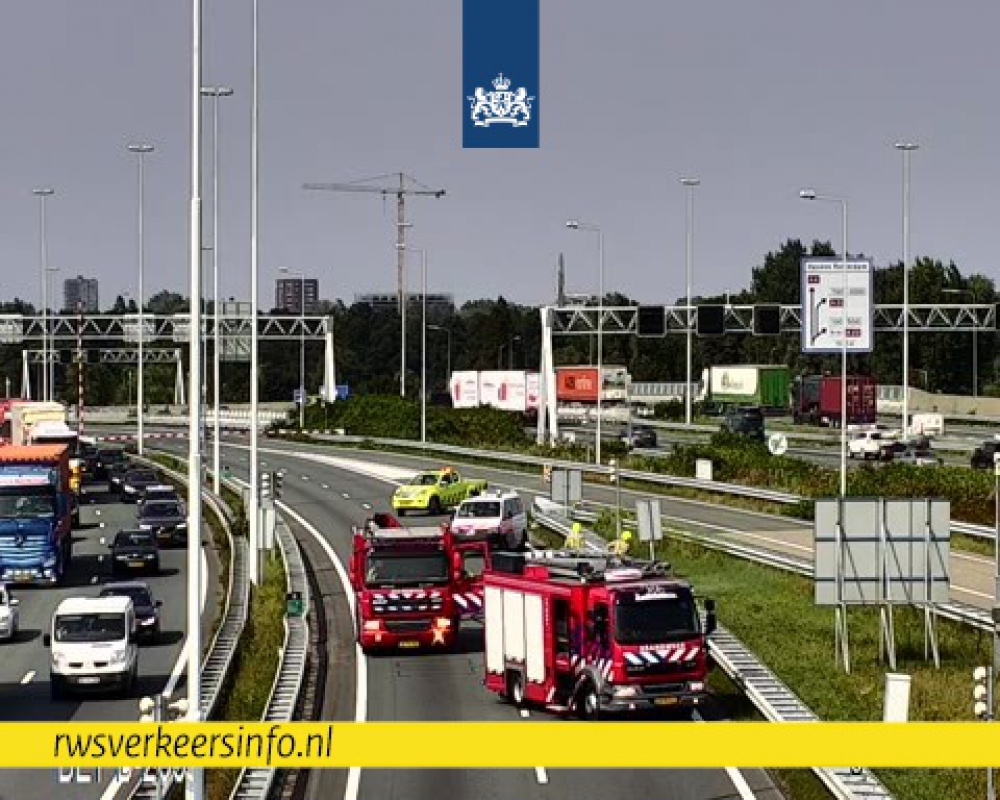 Ongeval met gewonden bij de Beneluxtunnel