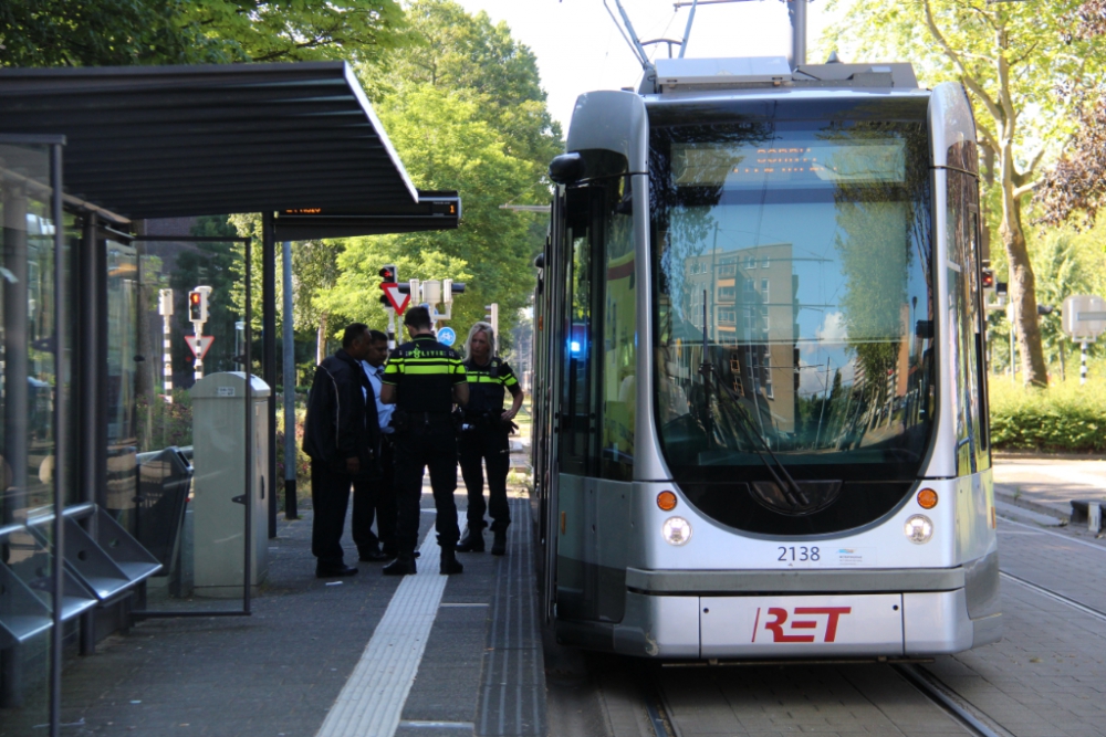 Botsing tussen tram en voetganger