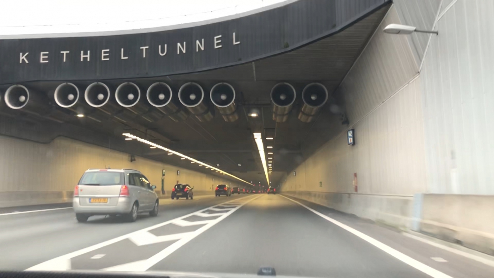 Ketheltunnel dicht door storing