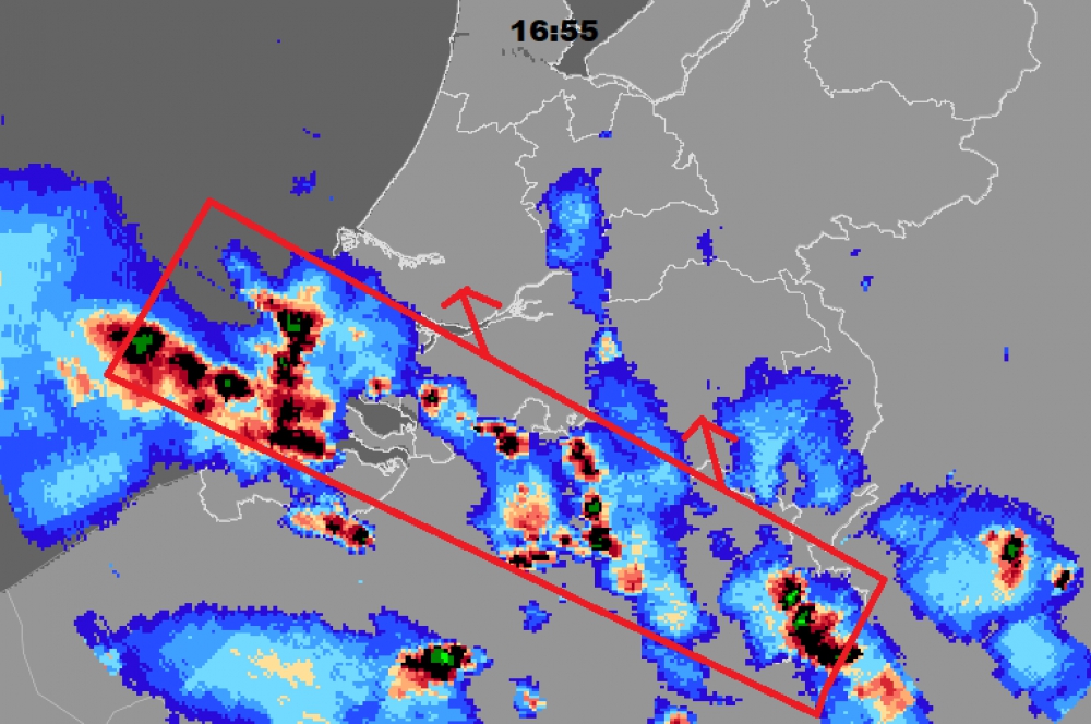 Code oranje voor onweer en hagel