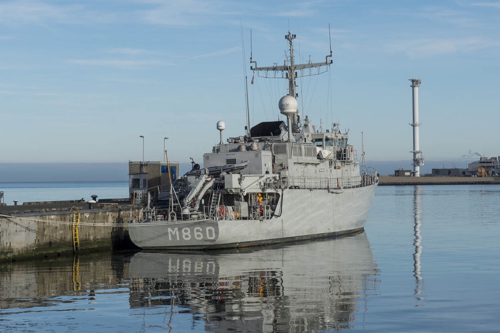 Mijnenjager Zr. Ms. Schiedam komt naar Schiedam