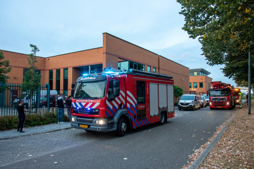 Brand in keuken van bakkerij aan de Adriaen Banckertstraat