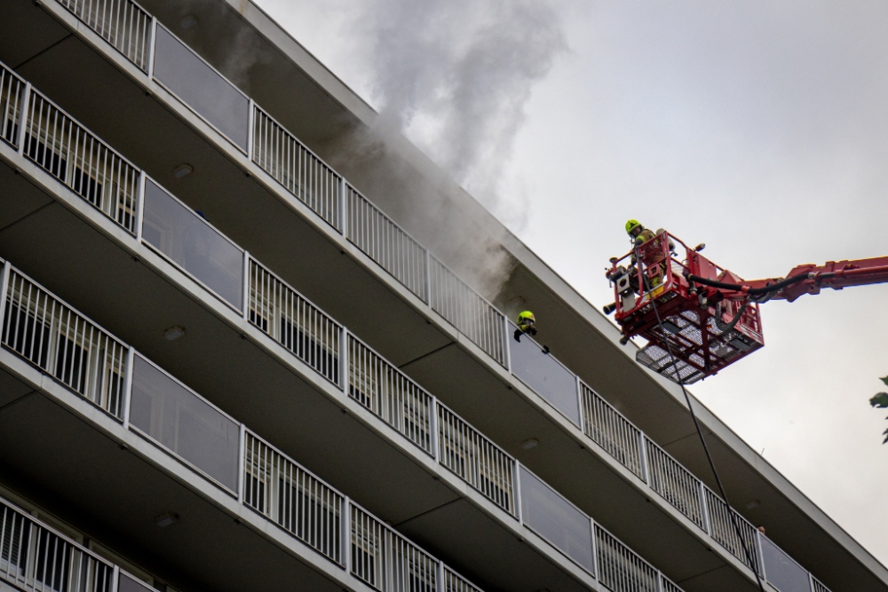 Flinke keukenbrand in flat