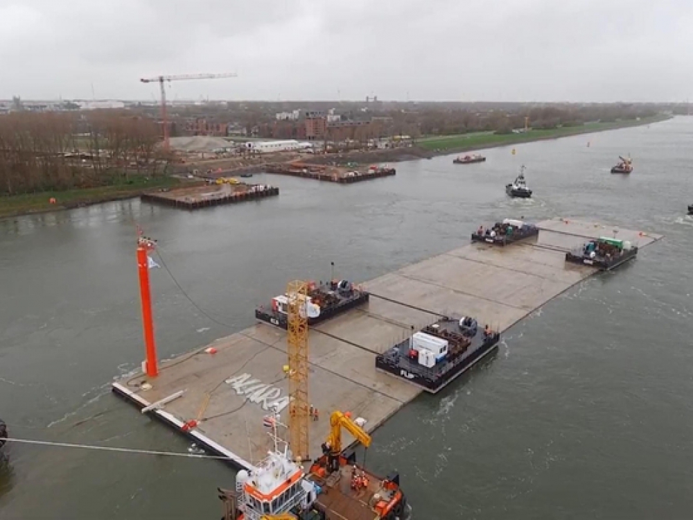 Afzinken tweede tunneldeel Maasdeltatunnel uitgesteld naar 29 april