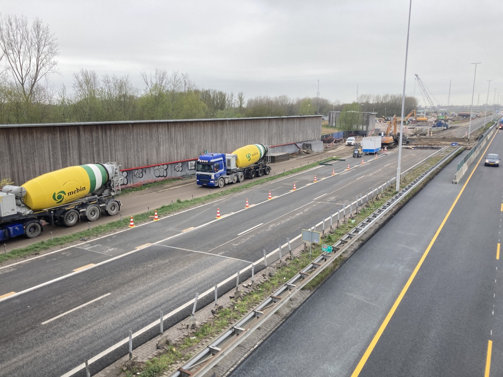 Let op: A20 is nu voor vier dagen dicht: vertraging van meer dan een half uur verwacht